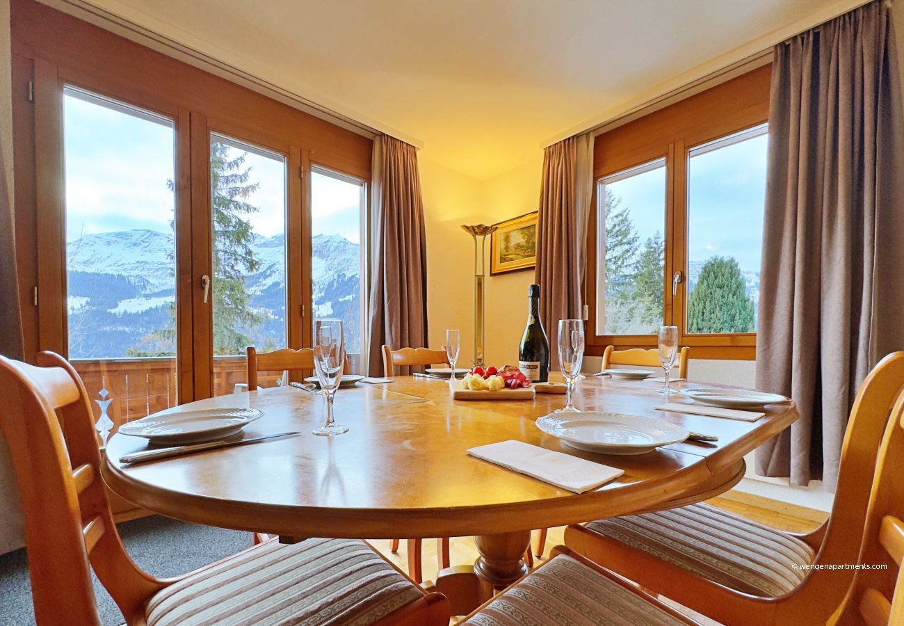 Ferienwohnung in Wengen - Chalet Miravalle 3