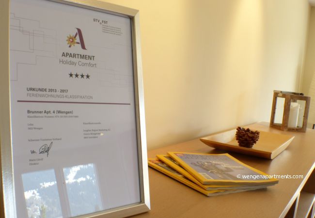 Appartement à Wengen - Chalet Brunner 4 Appartement à Wengen - Chalet Brunner 4