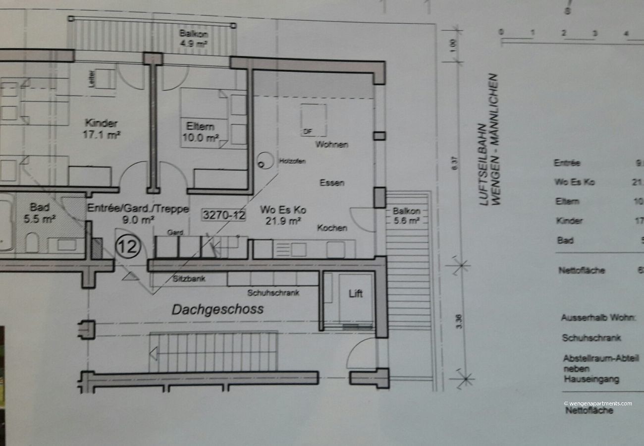 Appartement à Wengen - Chalet Belmont Penthouse Appartement à Wengen - Chalet Belmont Penthouse