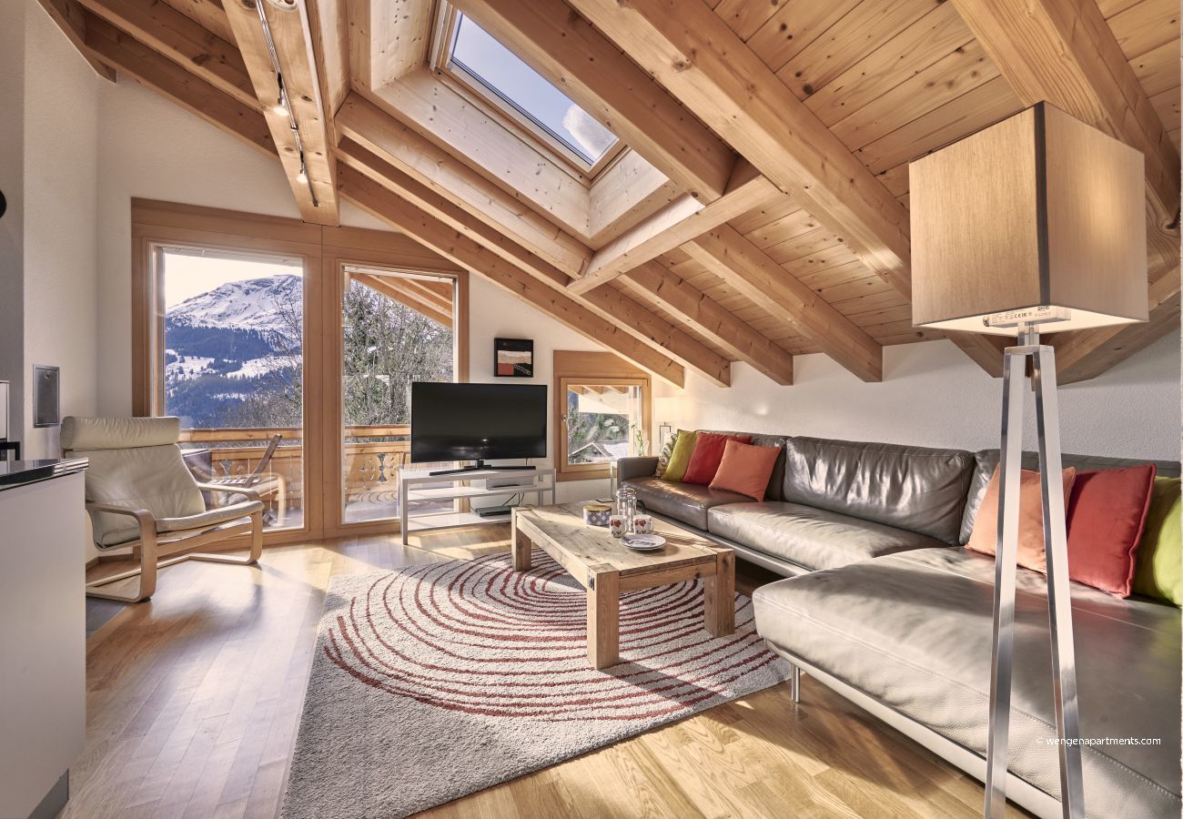 Appartement à Wengen - Chalet Bergfrieden Penthouse