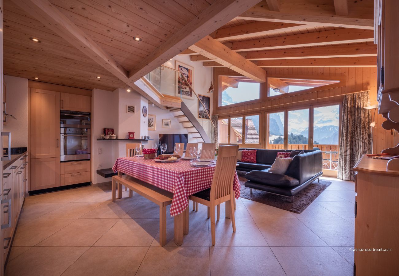 Apartment in Wengen - Chalet Aquila 7 Penthouse